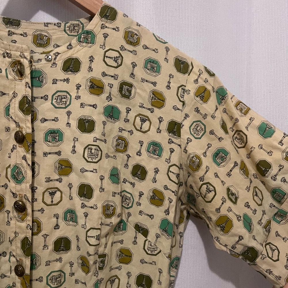 Vintage “Keys to Paris” Dress - Picture 6 of 6
